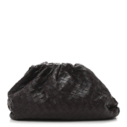 Bottega Veneta Nappa Maxi Intrecciato The Pouch Oversized Clutch Grape 1 of 10