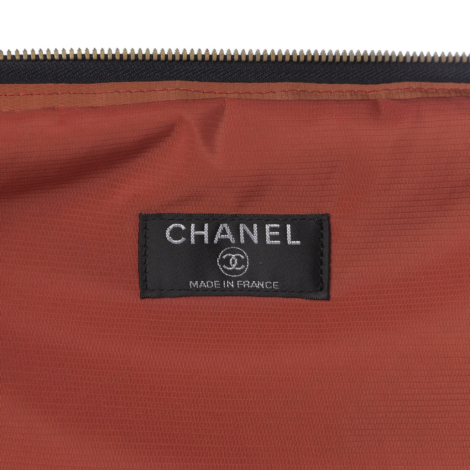 Chanel Nylon Travel Trolley Rolling Luggage Black 5 of 12