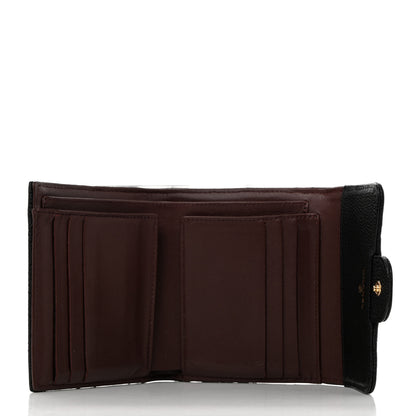 Chanel Caviar Quilted Compact Flap Wallet Black 5 of 9