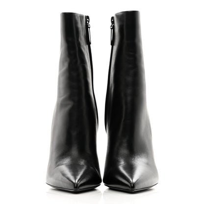 Saint Laurent Calfskin Opyum Ankle Boots 37 Black 2 of 9