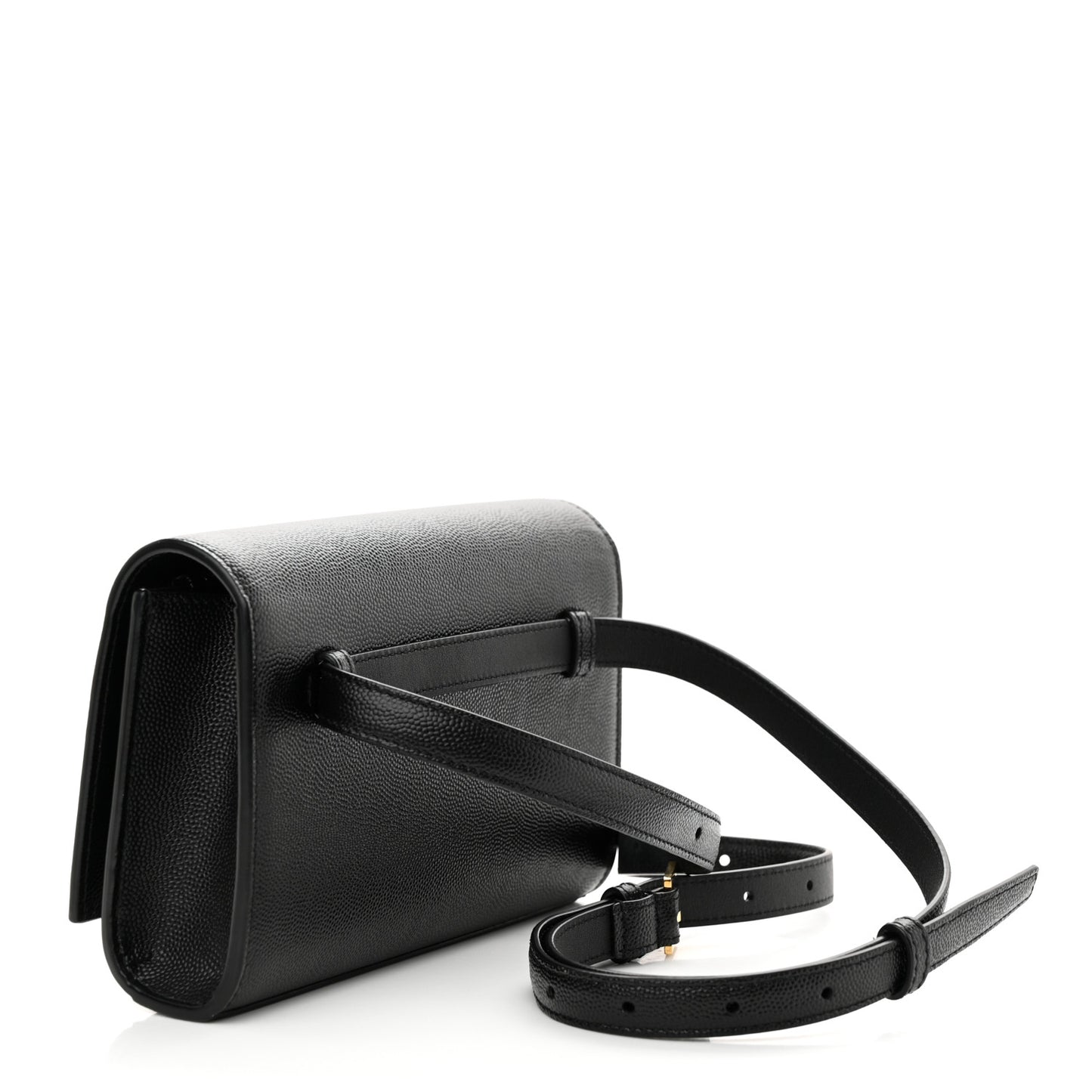 Grain De Poudre Monogram Kate Belt Bag Black