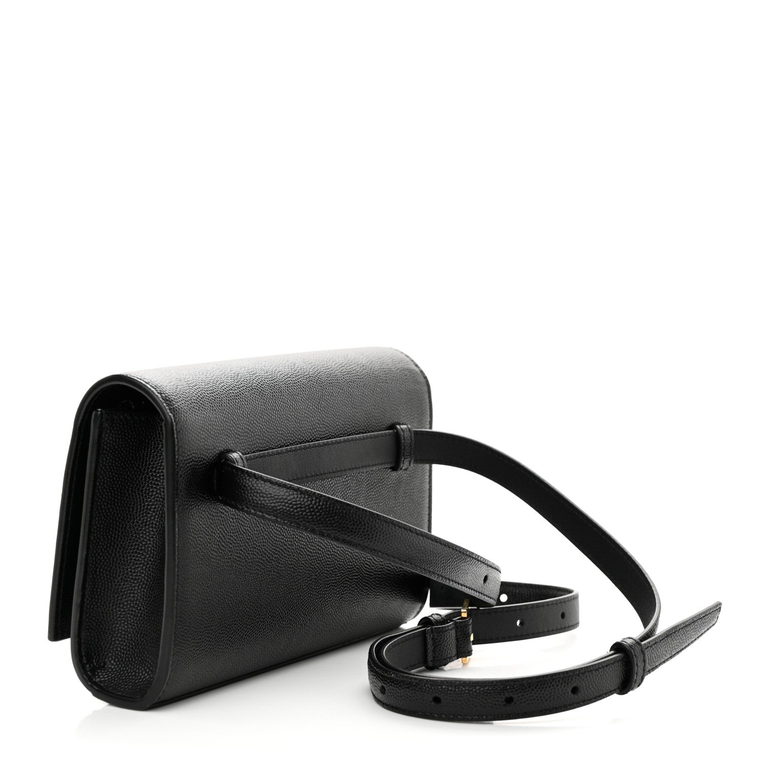 Saint Laurent Grain De Poudre Monogram Kate Belt Bag Black 3 of 12