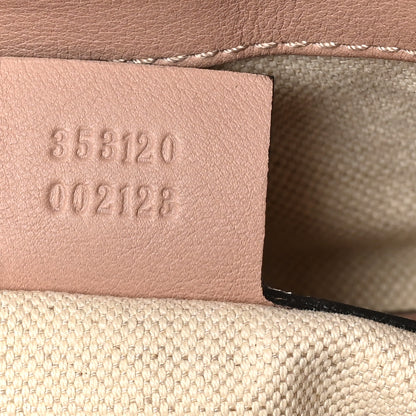 Gucci Guccissima Medium Bree Foldover Tote Soft Pink 7 of 10
