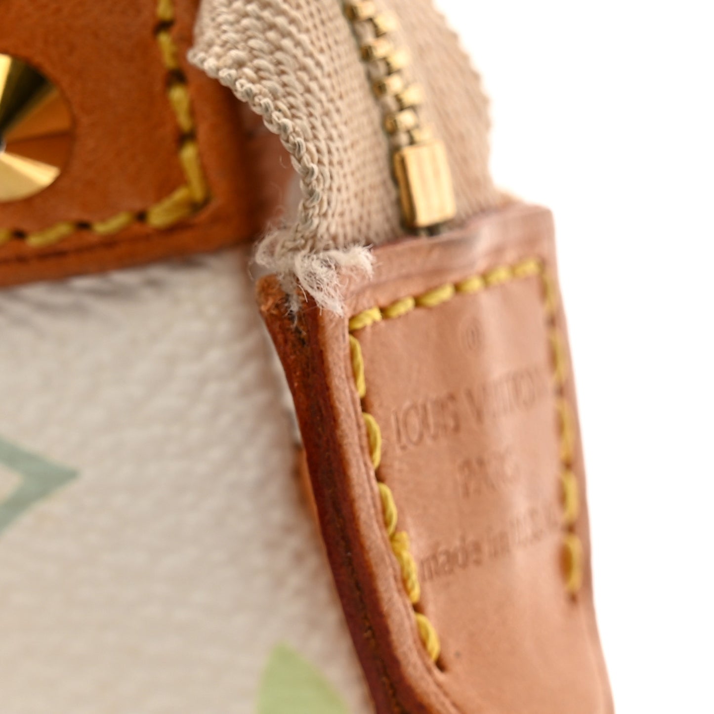 Monogram Multicolor Pochette Accessories White