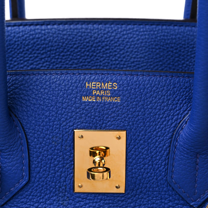 Hermes Togo Birkin 35 Bleu Electrique 6 of 15