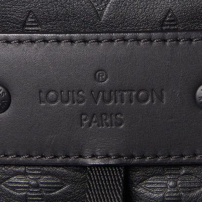 Louis Vuitton Calfskin Monogram Shadow Discovery Backpack Black 7 of 8