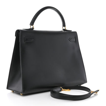 Hermes Box Kelly Sellier 32 Black 3 of 15