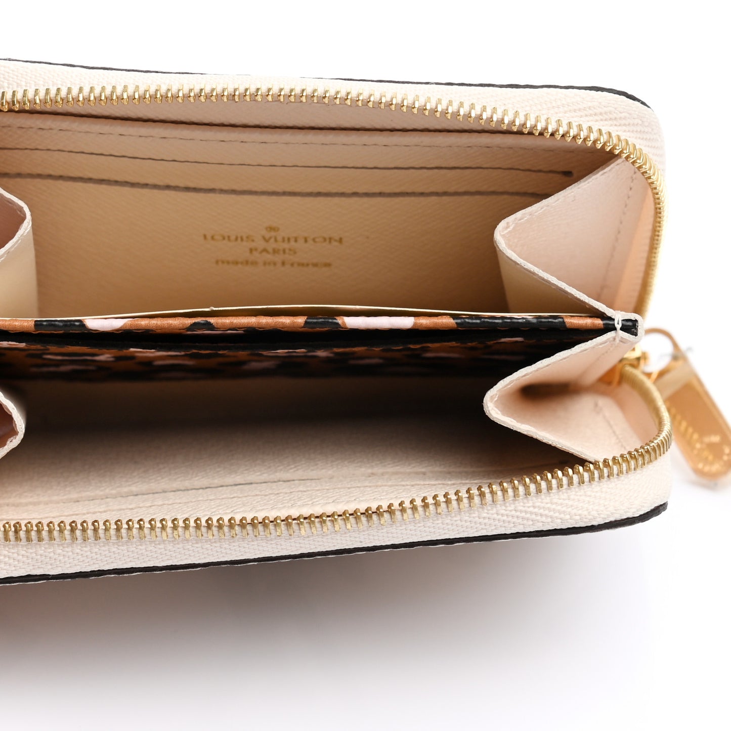 Monogram Giant Wild At Heart Zippy Coin Purse Creme