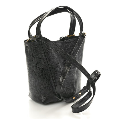 Chloe Grained Calfskin Small Spin Tote Black 3 of 10