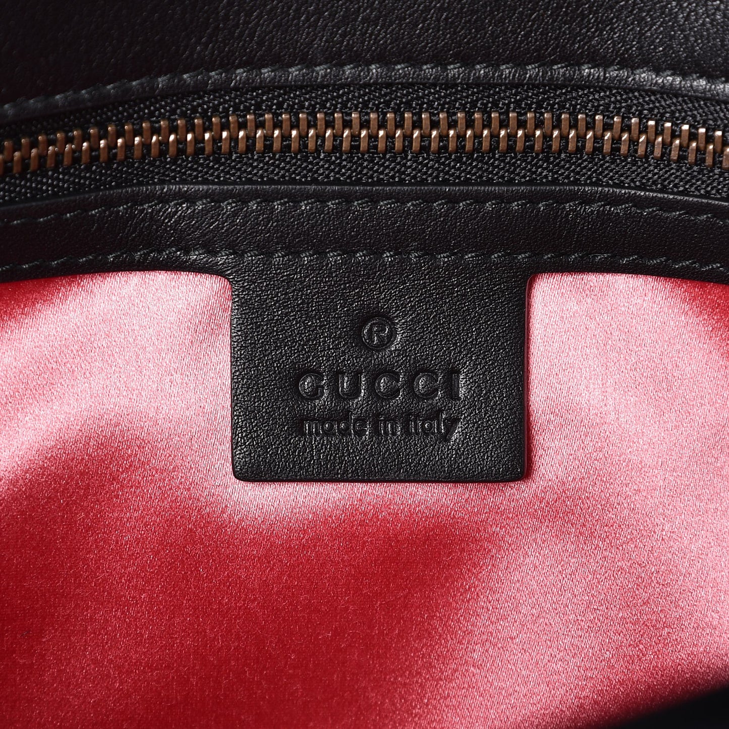 Velvet Matelasse Small GG Marmont Shoulder Bag Black