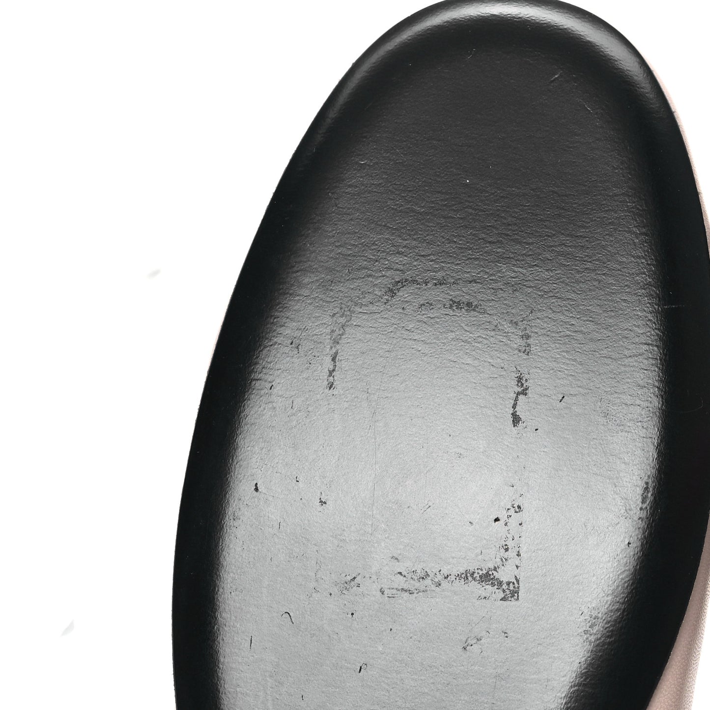 Lambskin Bow Ballerina Flats 39.5 Nude