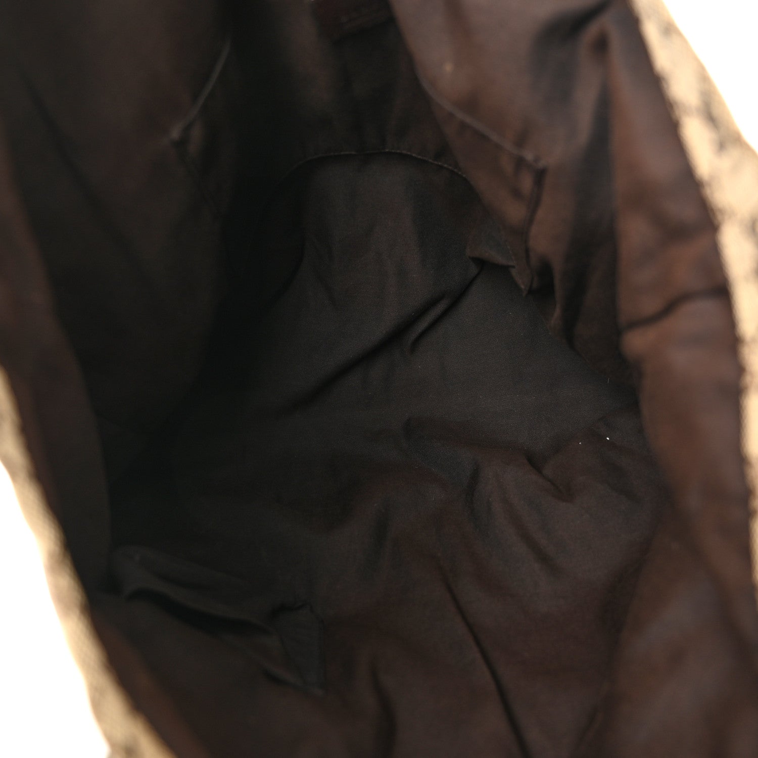 Gucci GG Monogram Medium Web Handle Vertical Tote Dark Brown 5 of 12
