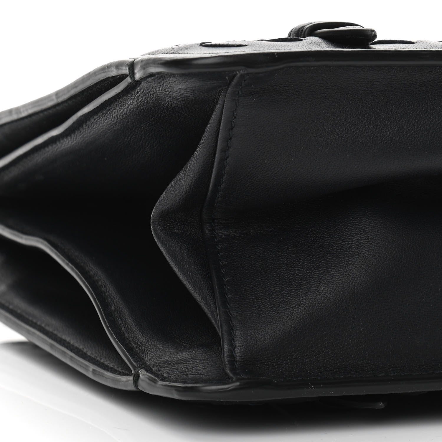Bottega Veneta Nappa Intrecciato Shoulder Bag Black 8 of 9