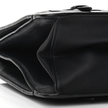 Bottega Veneta Nappa Intrecciato Shoulder Bag Black 8 of 9