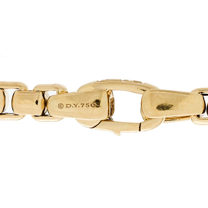 David Yurman 18K Yellow Gold 5mm Box Chain Bracelet 3 of 4