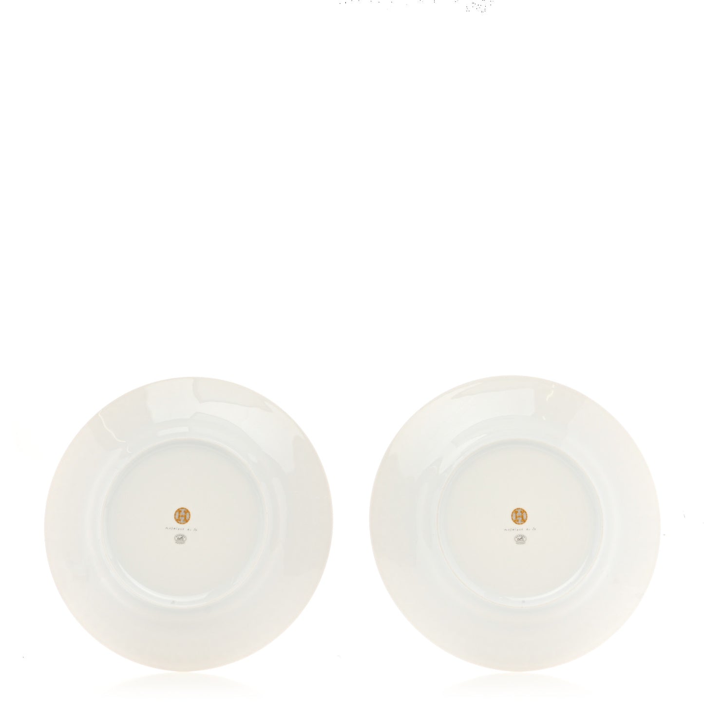 Porcelain Mosaique Au 24 Gold Dinner Plate Set of 2