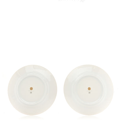 Hermes Porcelain Mosaique Au 24 Gold Dinner Plate Set of 2 3 of 8