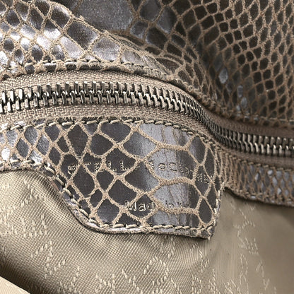 Stella McCartney Metallic Eco Python Large Falabella Tote Dark Grey 11 of 12