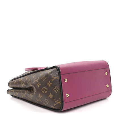 Louis Vuitton Calfskin Monogram Kimono Tote Grape 4 of 9
