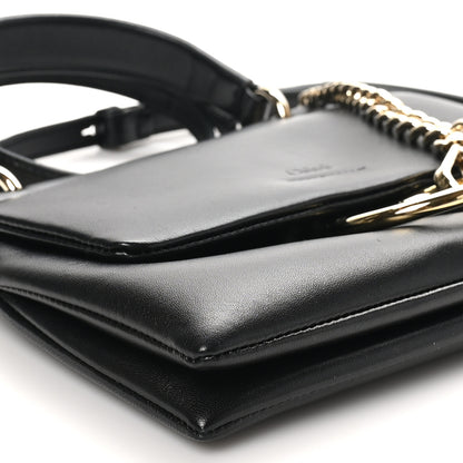 Chloe Lambskin Small Faye Top Handle Bag Black 8 of 9