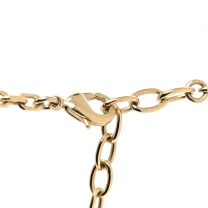 Chanel Crystal CC Cross Drop Pendant Necklace Gold 4 of 5