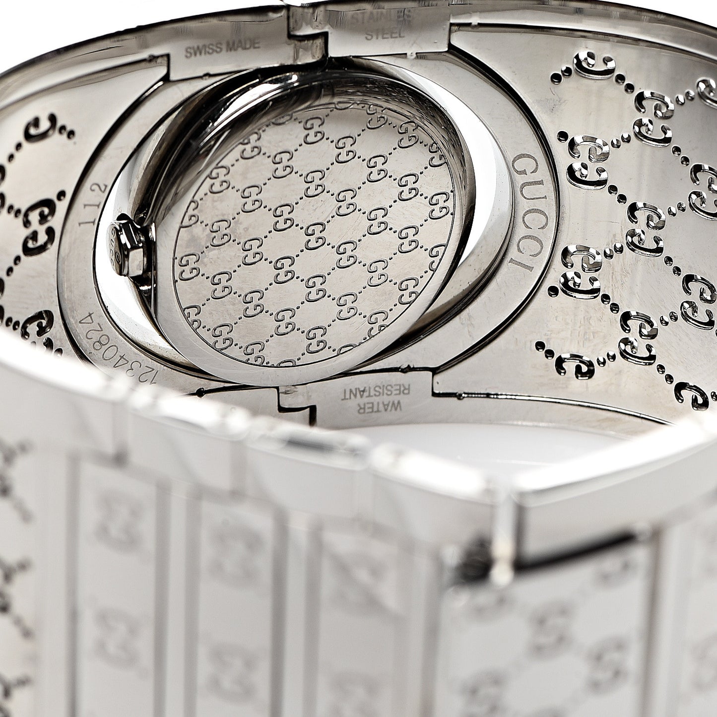 Stainless Steel Mother of Pearl 33mm Twirl Quartz Watch