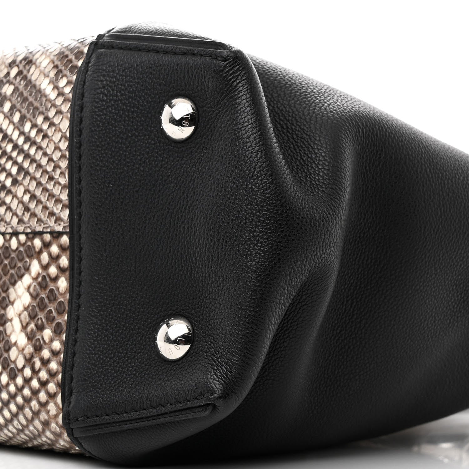 Louis Vuitton Snakeskin Soft Lockit PM Black 10 of 10