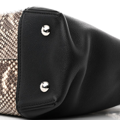Louis Vuitton Snakeskin Soft Lockit PM Black 10 of 10