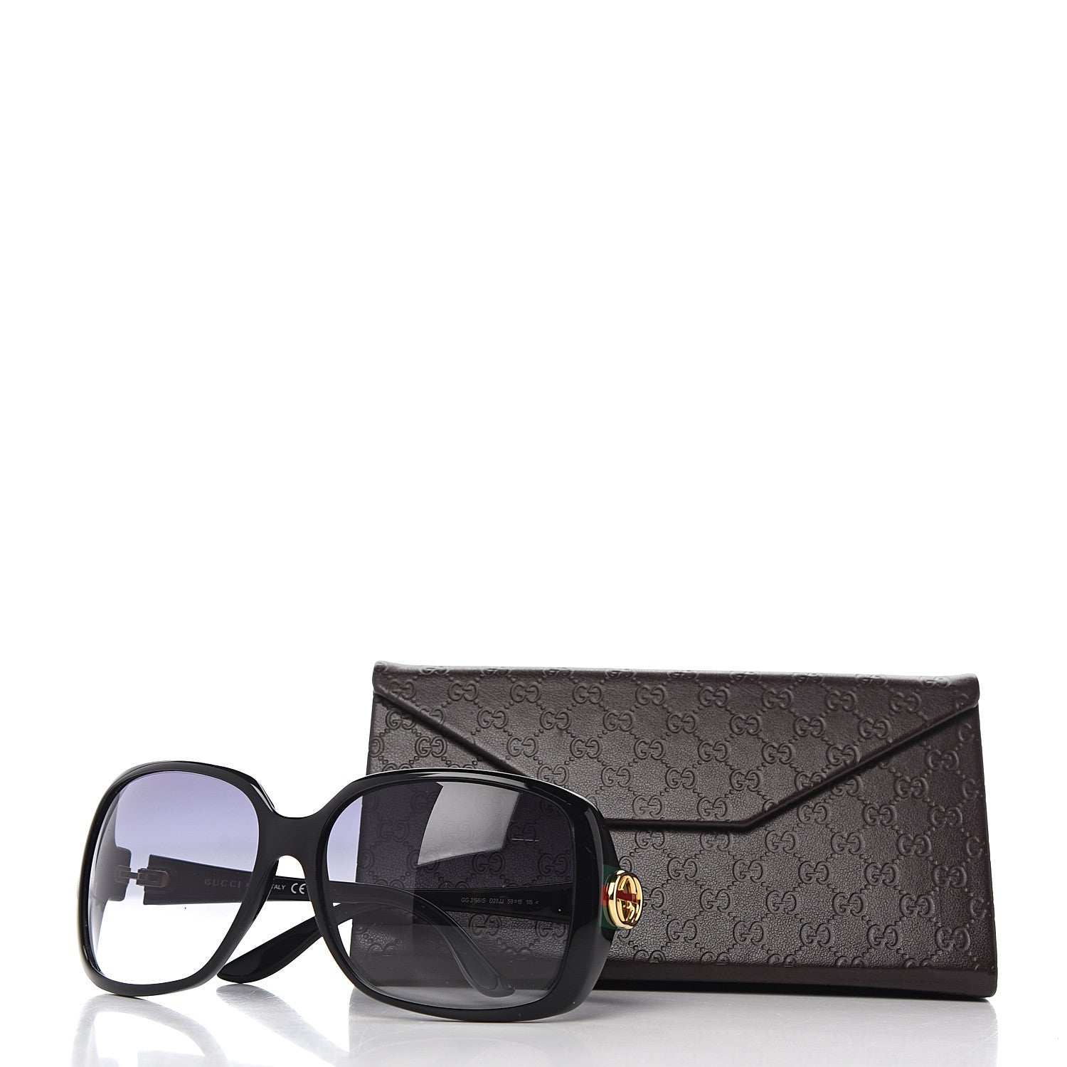 Gucci GG Web Sunglasses GG3166/S Black 7 of 7