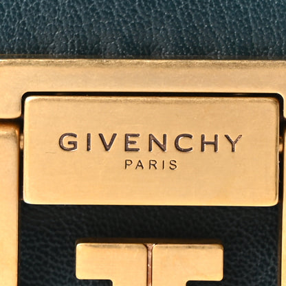 Givenchy Goatskin Suede Mini GV3 Shoulder Bag Prussian Blue Grey 7 of 9