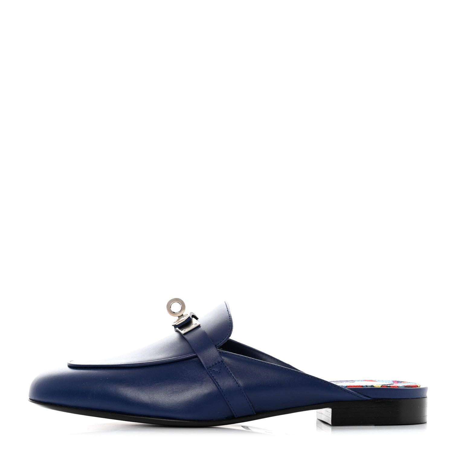 Hermes Calfskin Oz Mules 36 Bleu Maritime 1 of 8
