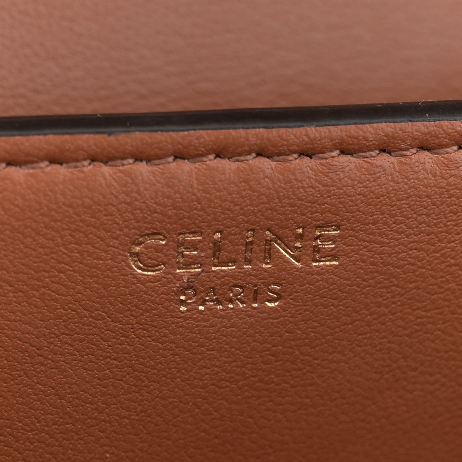 Celine Textile Natural Calfskin Teen Classic Box Flap Bag Navy Tan 6 of 12