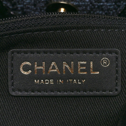 Chanel Lurex Boucle Medium Deauville Tote Black 7 of 10
