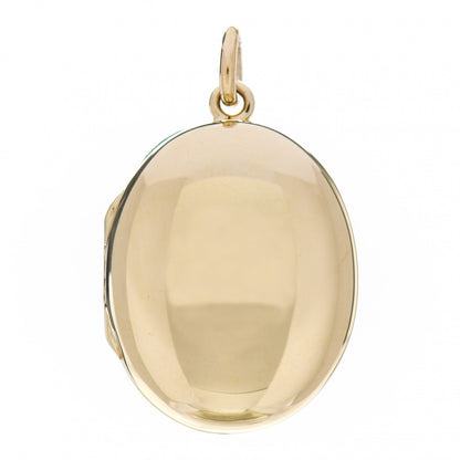 Tiffany 14K Yellow Gold Large Oval Locket Pendant 1 of 6