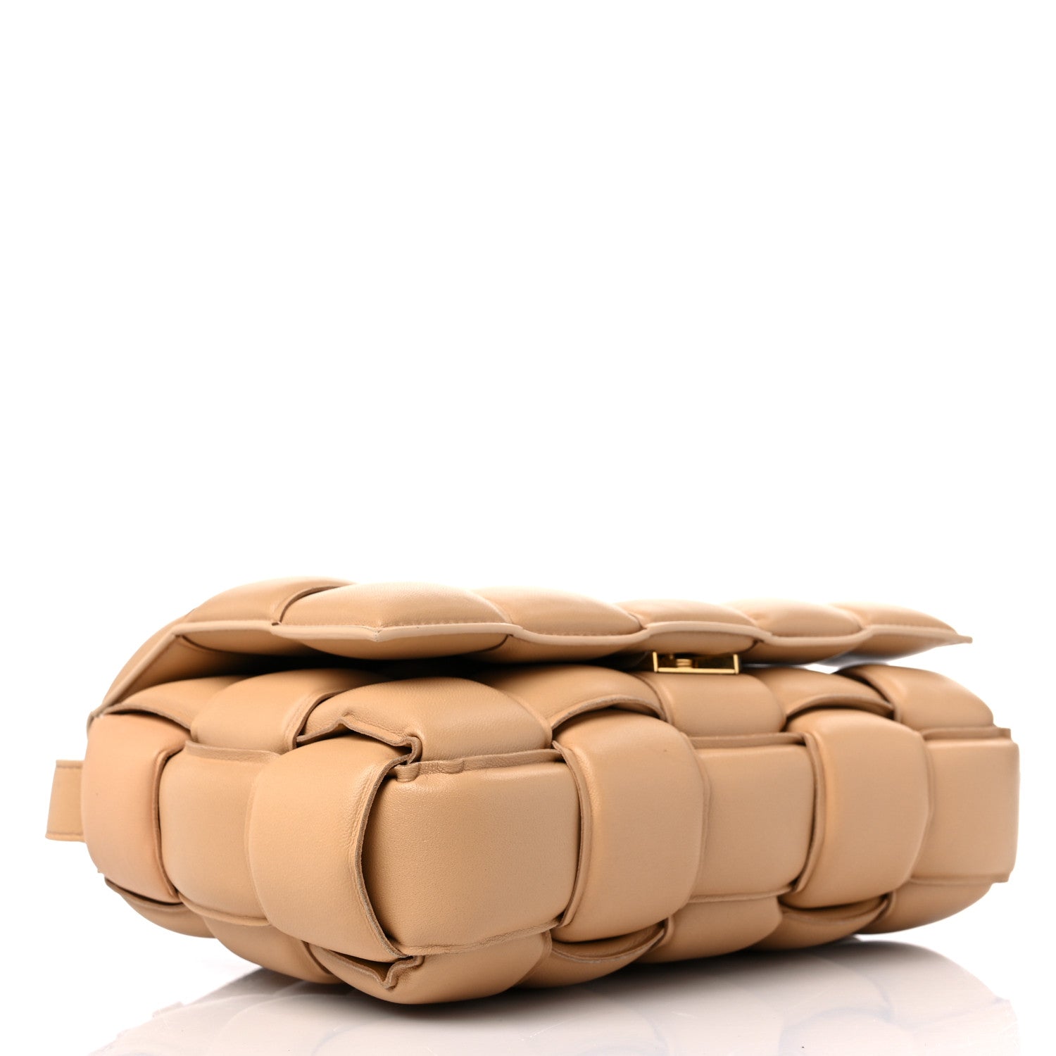 Bottega Veneta Nappa Maxi Intreccio Padded Cassette Crossbody Bag Almond 4 of 11