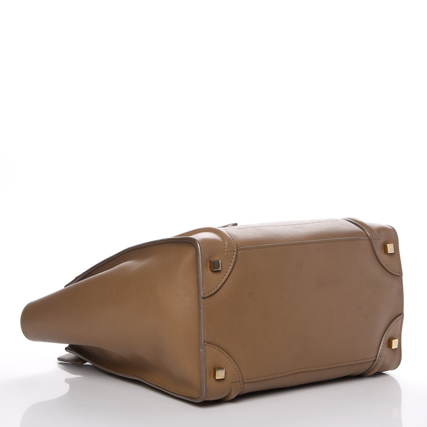 Smooth Calfskin Mini Luggage Camel