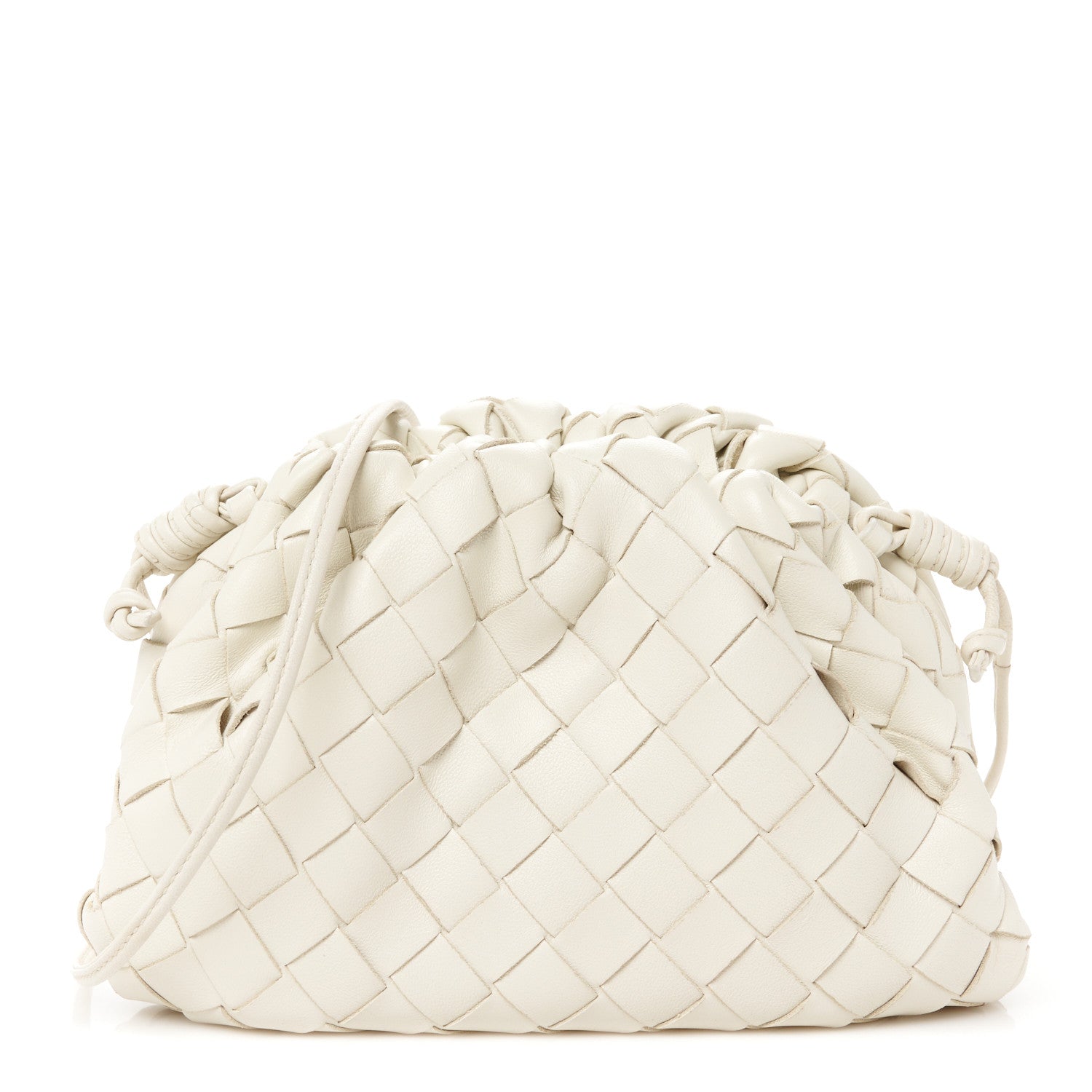 Bottega Veneta Nappa Intrecciato The Mini Pouch Chalk 1 of 11