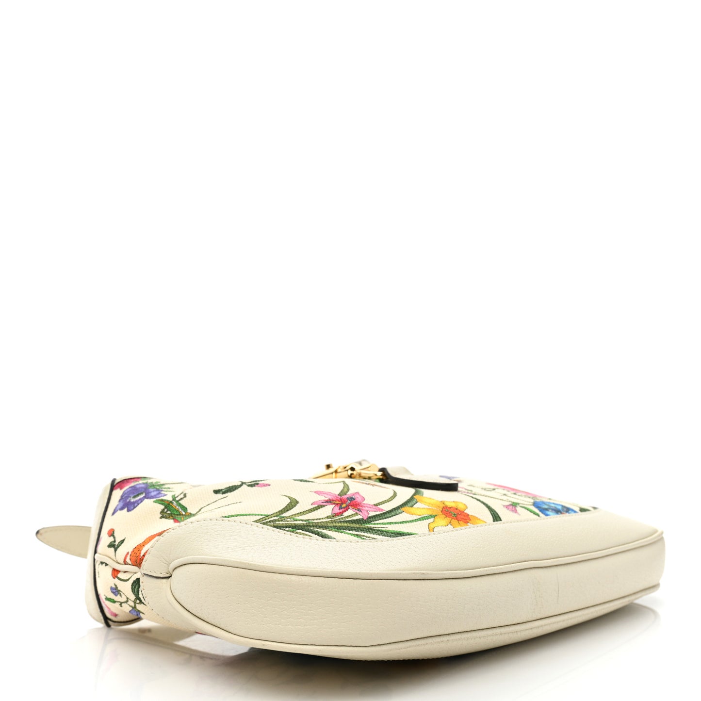 Canvas Flora Medium Jackie Hobo White