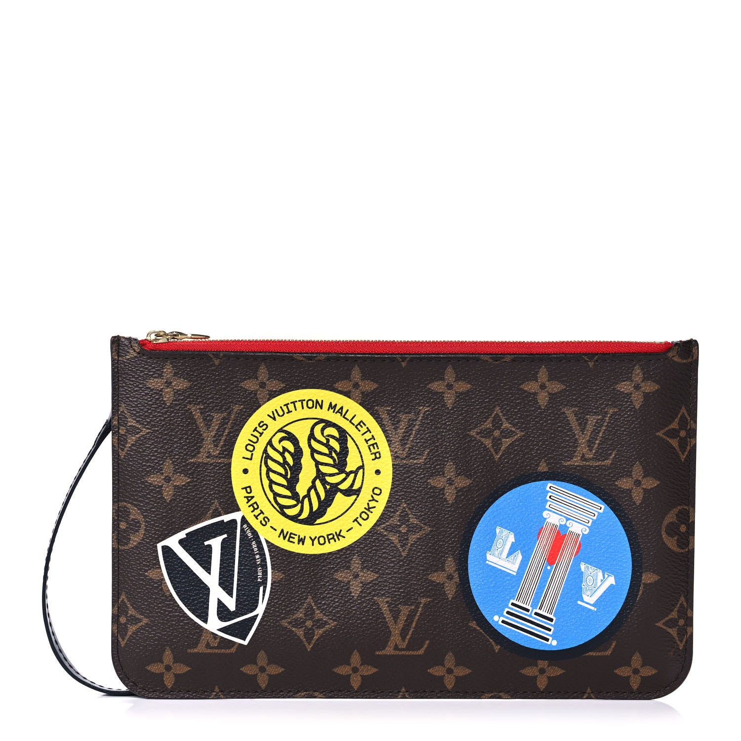 Louis Vuitton Monogram World Tour Neverfull MM GM Pochette 1 of 16