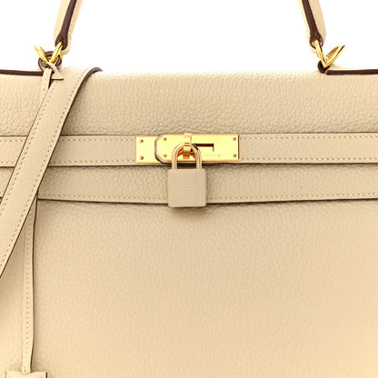 Hermes Taurillon Clemence Kelly Retourne 35 Parchemin 8 of 20