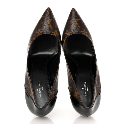 Louis Vuitton Monogram Cherie Pumps 40 Black 2 of 11
