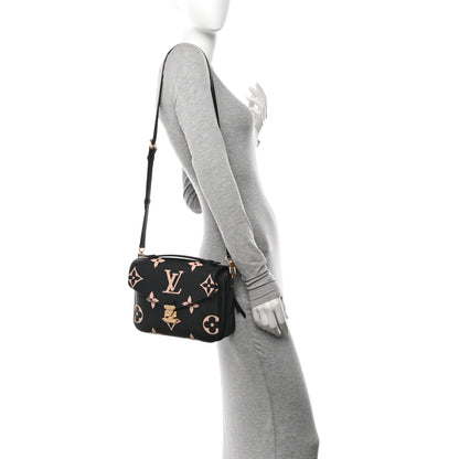 Louis Vuitton Empreinte Monogram Giant Pochette Metis Black Beige 2 of 10