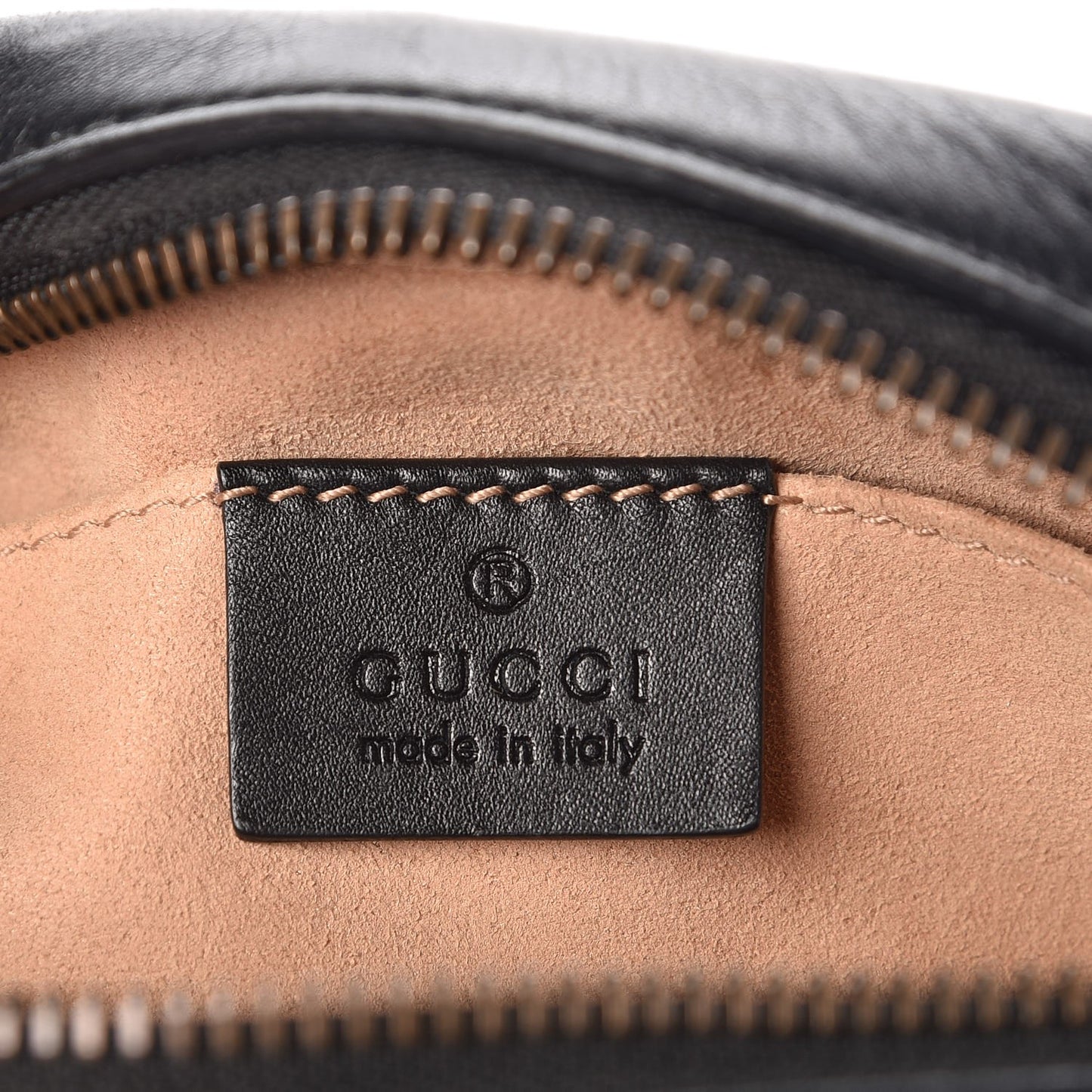 Calfskin Matelasse Mini GG Marmont Chain Shoulder Bag Black