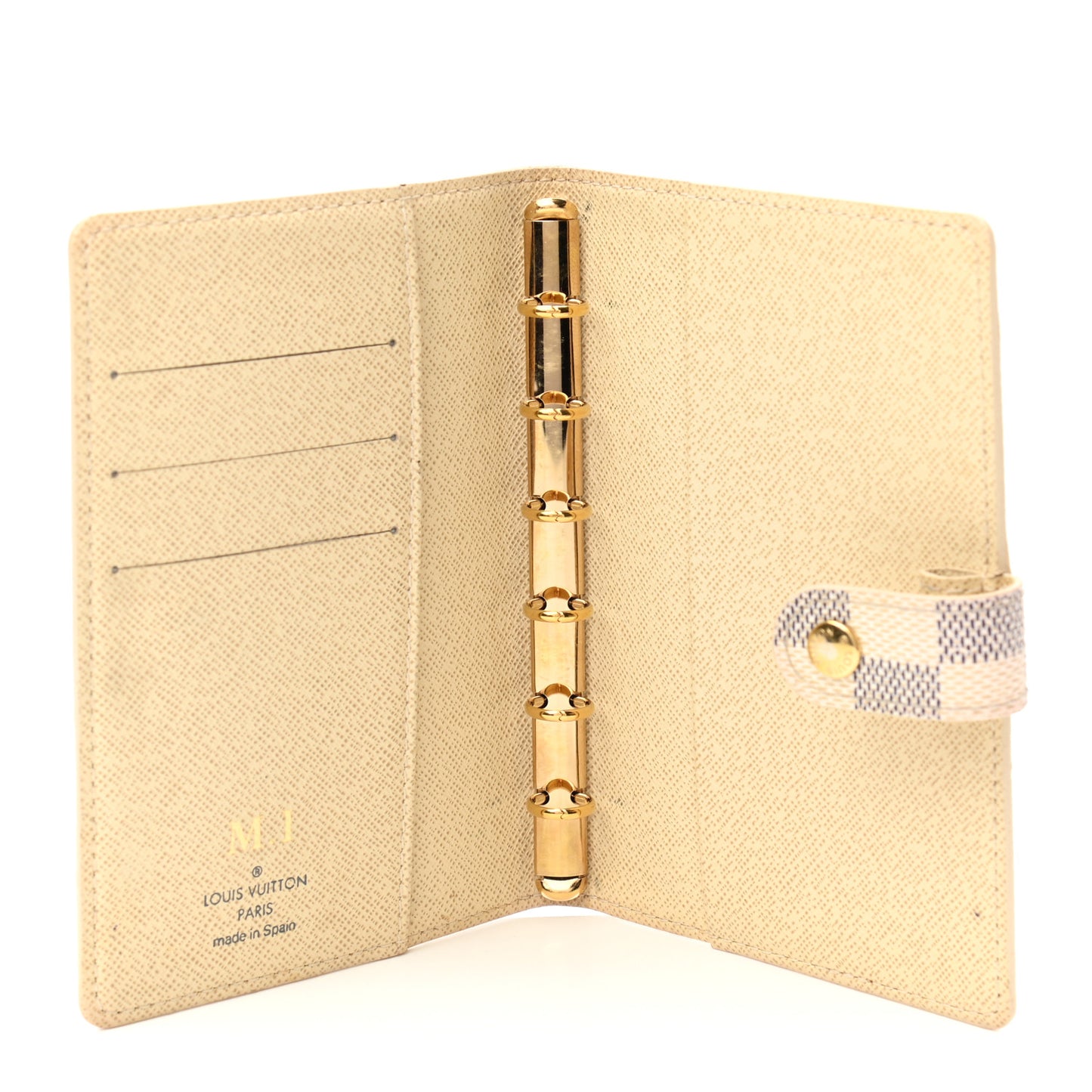 Damier Azur Small Ring Agenda Cover