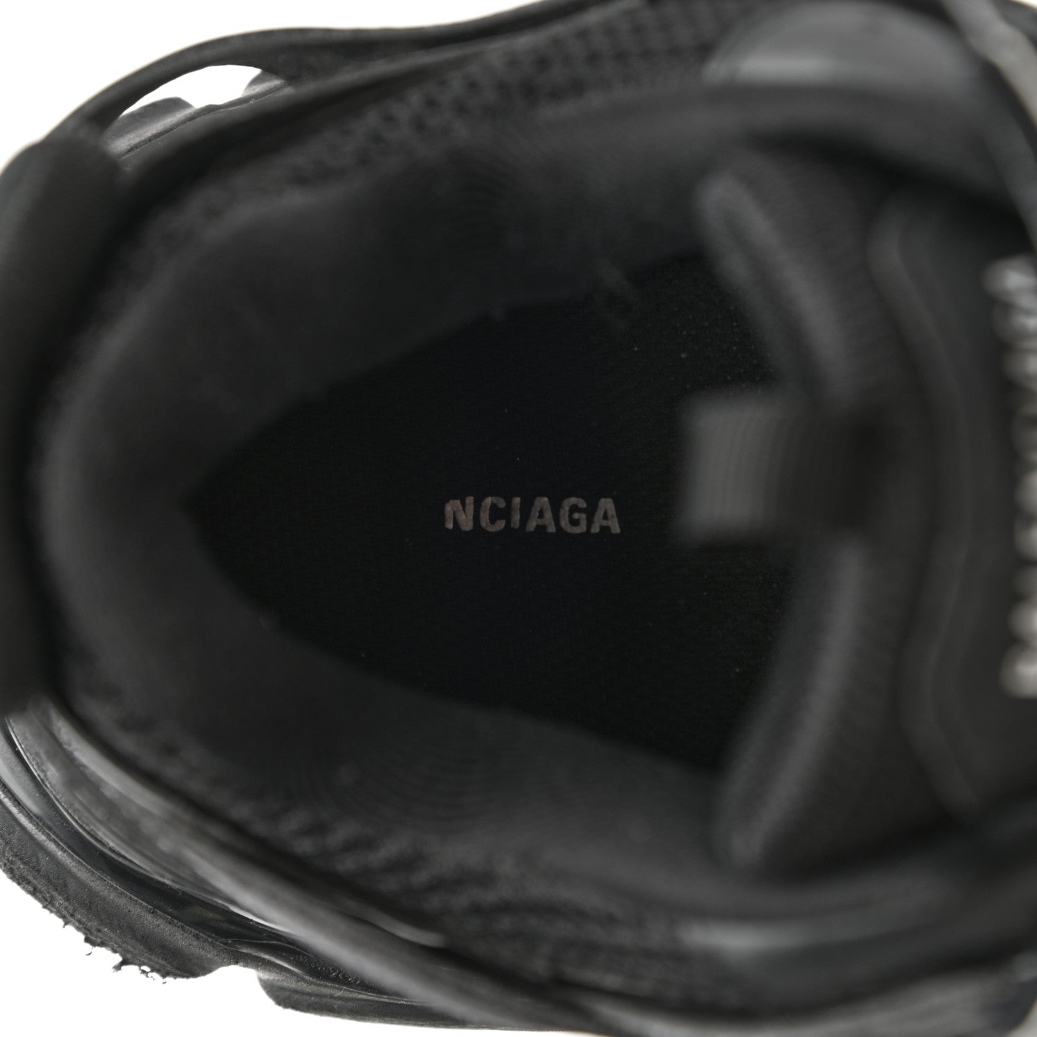 Balenciaga Mesh Nylon Mens Track Sneakers 42 Black 7 of 12