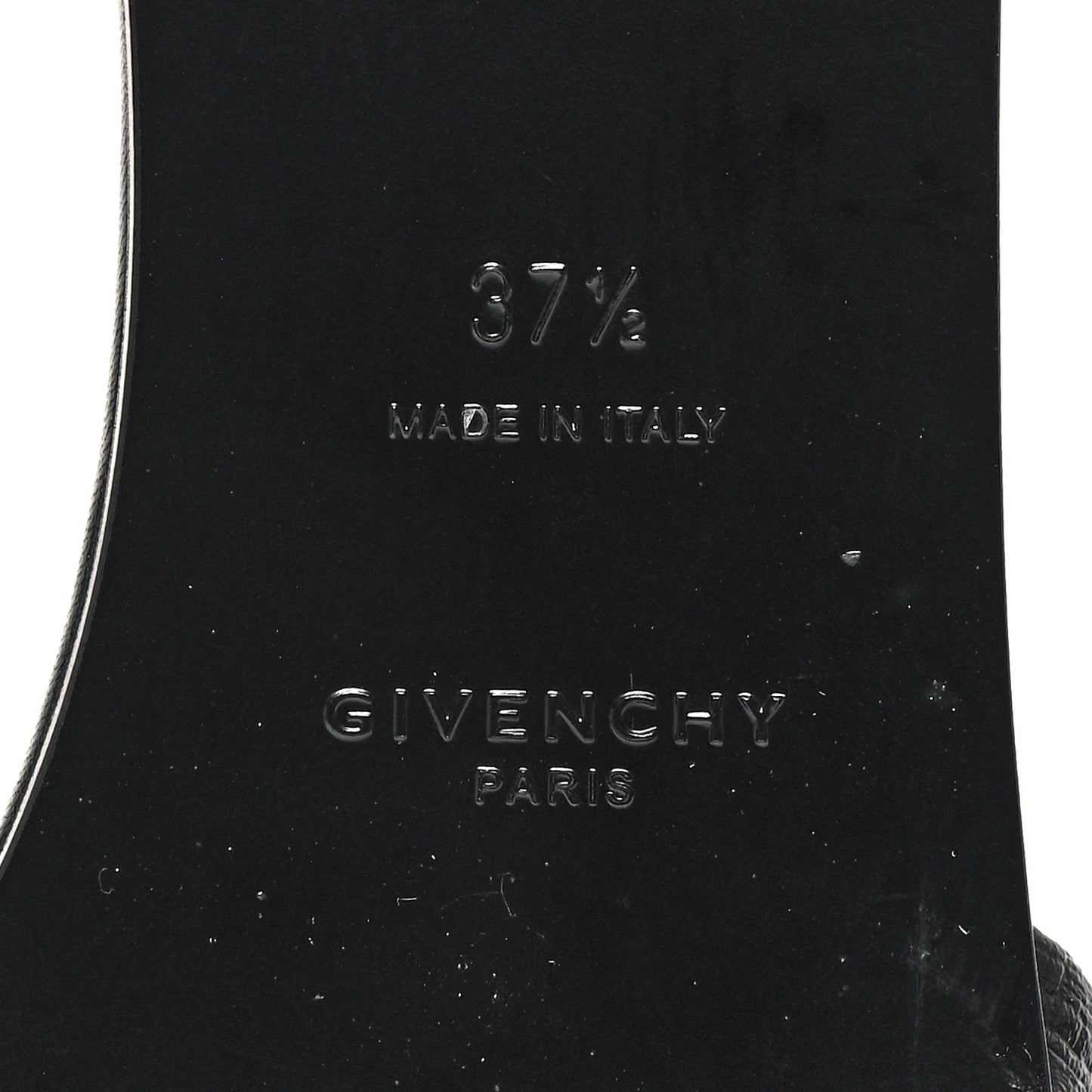 Logo 4G Flat Sandals 37.5 Black
