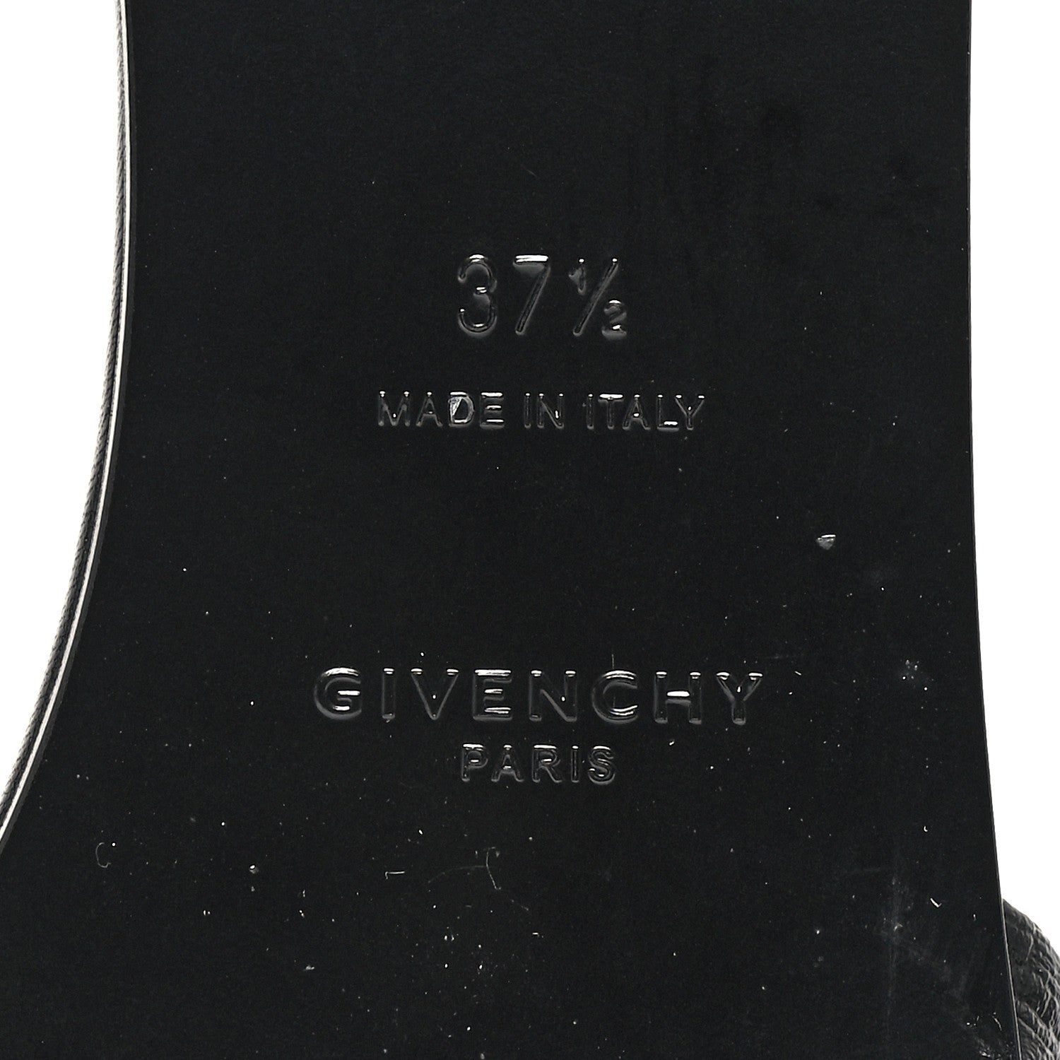 Givenchy Logo 4G Flat Sandals 37.5 Black 7 of 9