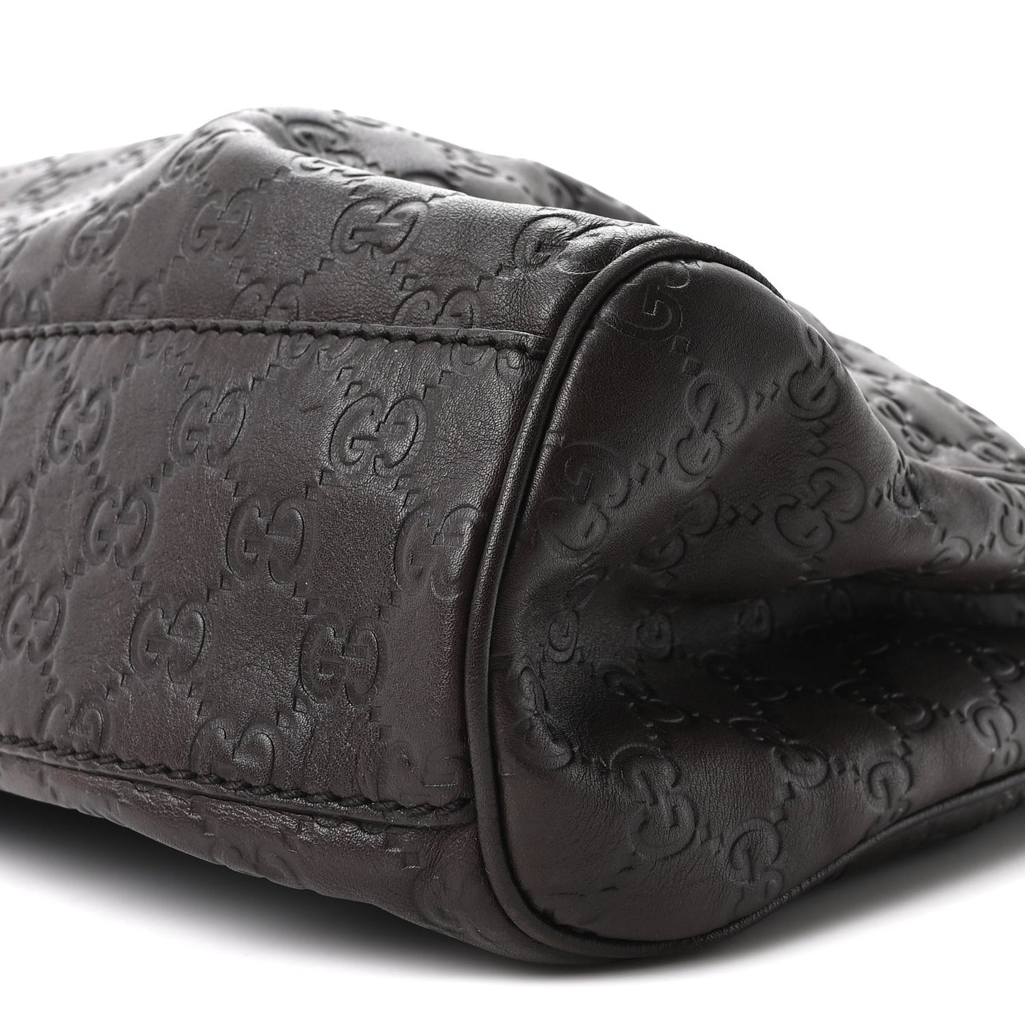 Guccissima Medium Sukey Tote Chocolate