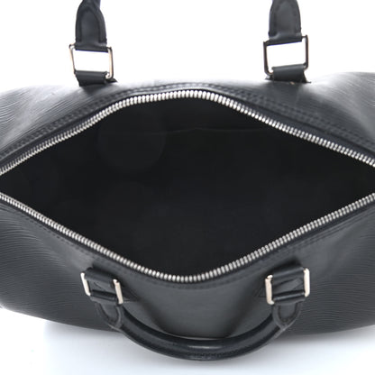 Louis Vuitton Epi Speedy 30 Black 4 of 16