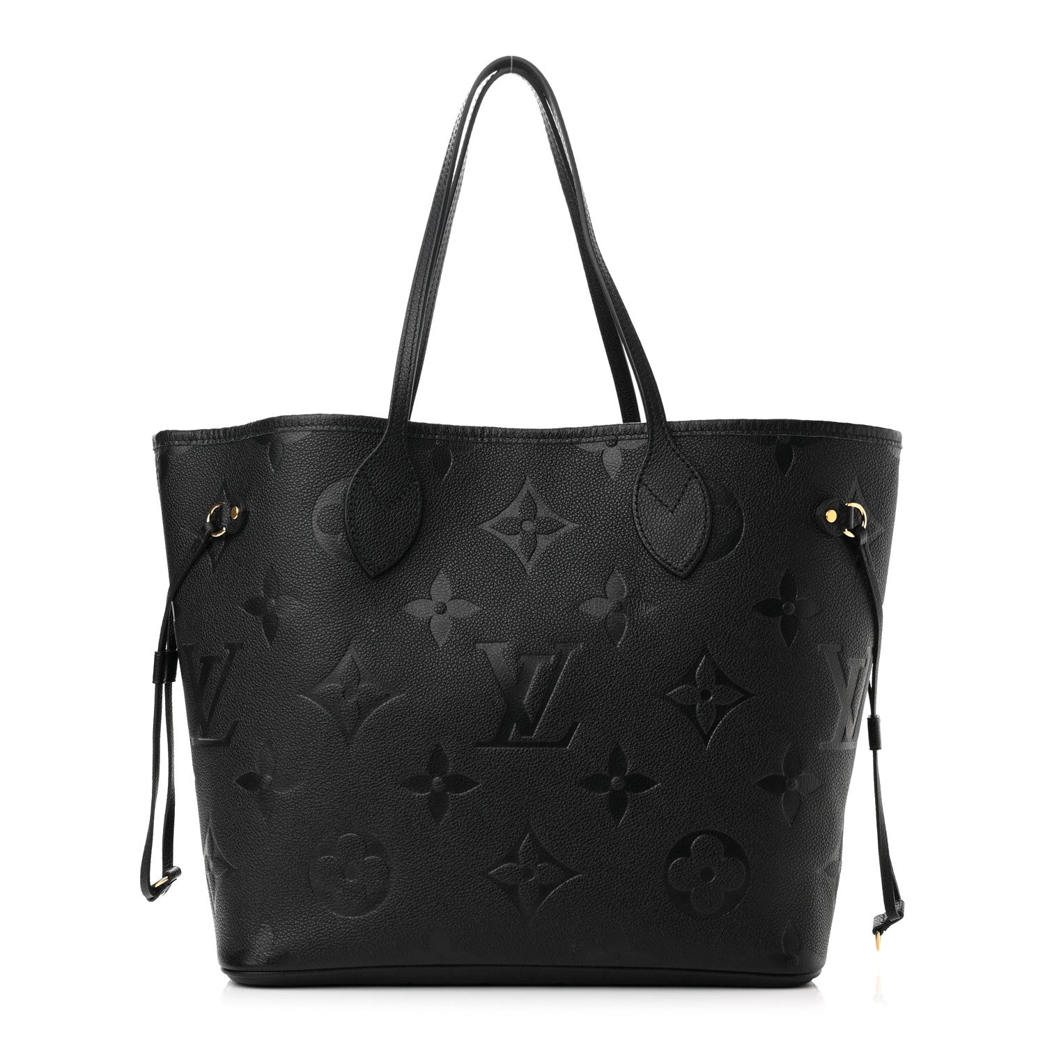Louis Vuitton Empreinte Monogram Giant Neverfull MM Black 3 of 10